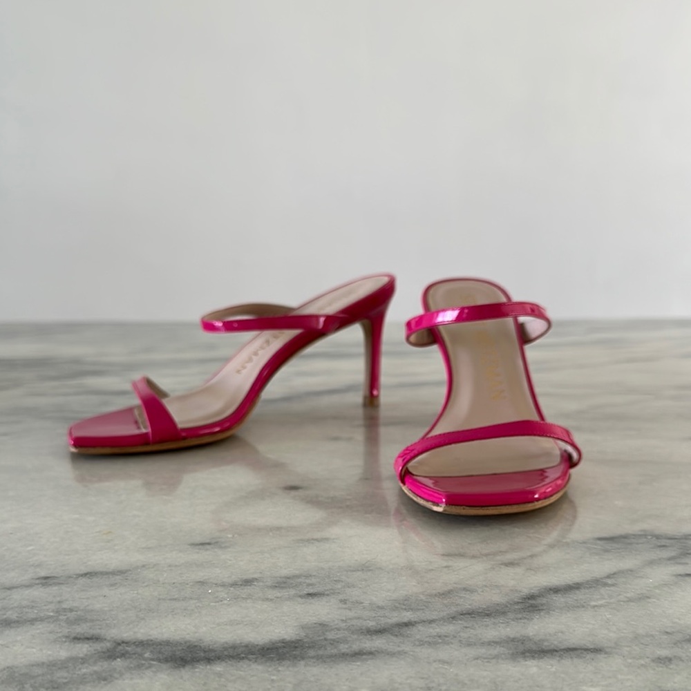 Stuart Weitzman Aleena 75 Patent Hot Pink Size 6 - Picture 15 of 16
